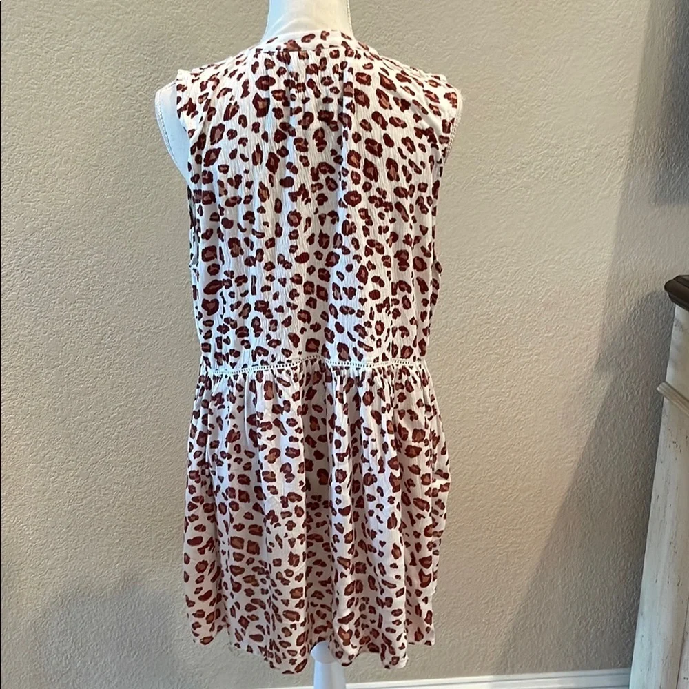 Chic Vintage ANTHROPOLOGIE Animal Print Sleeveless Dress/top